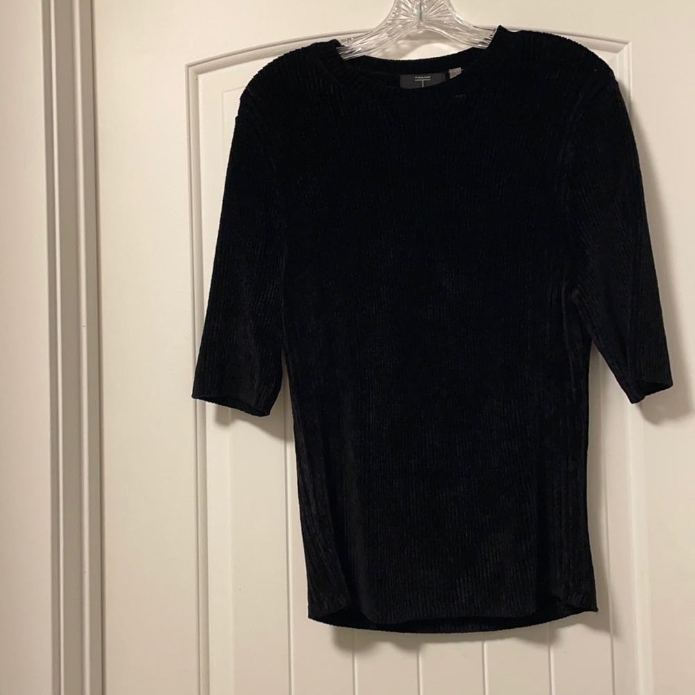 Crushed velvet shirt